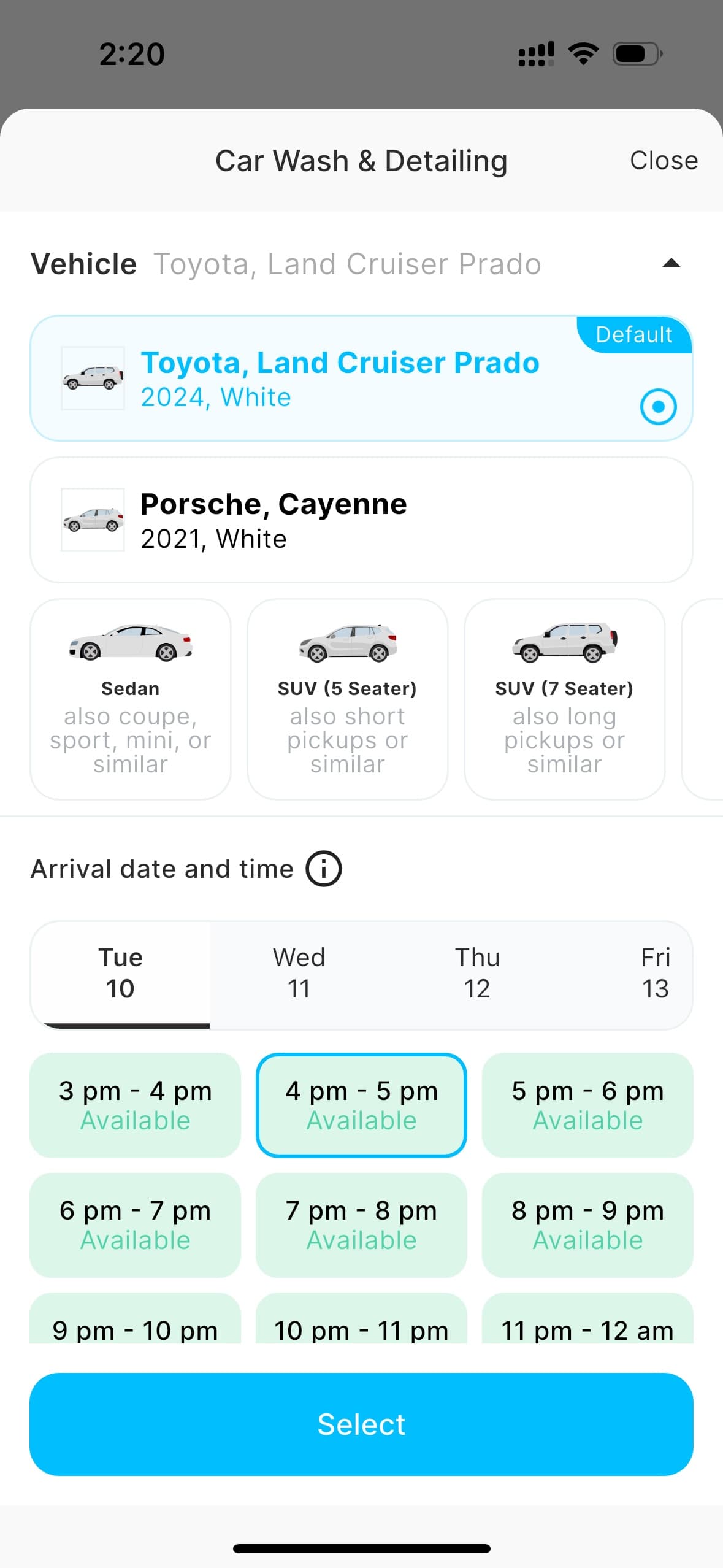 Ghaseel App - Services
